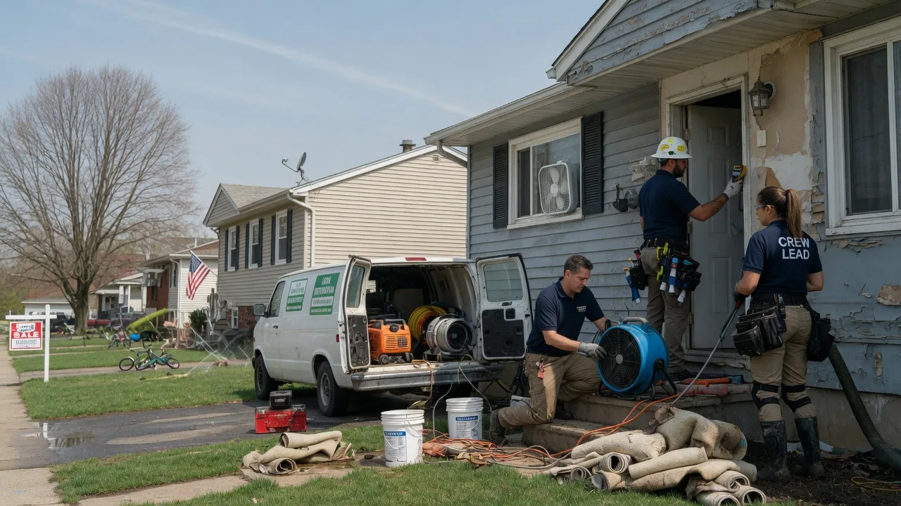 Flood Cleanup in Poplar Grove, IL near me